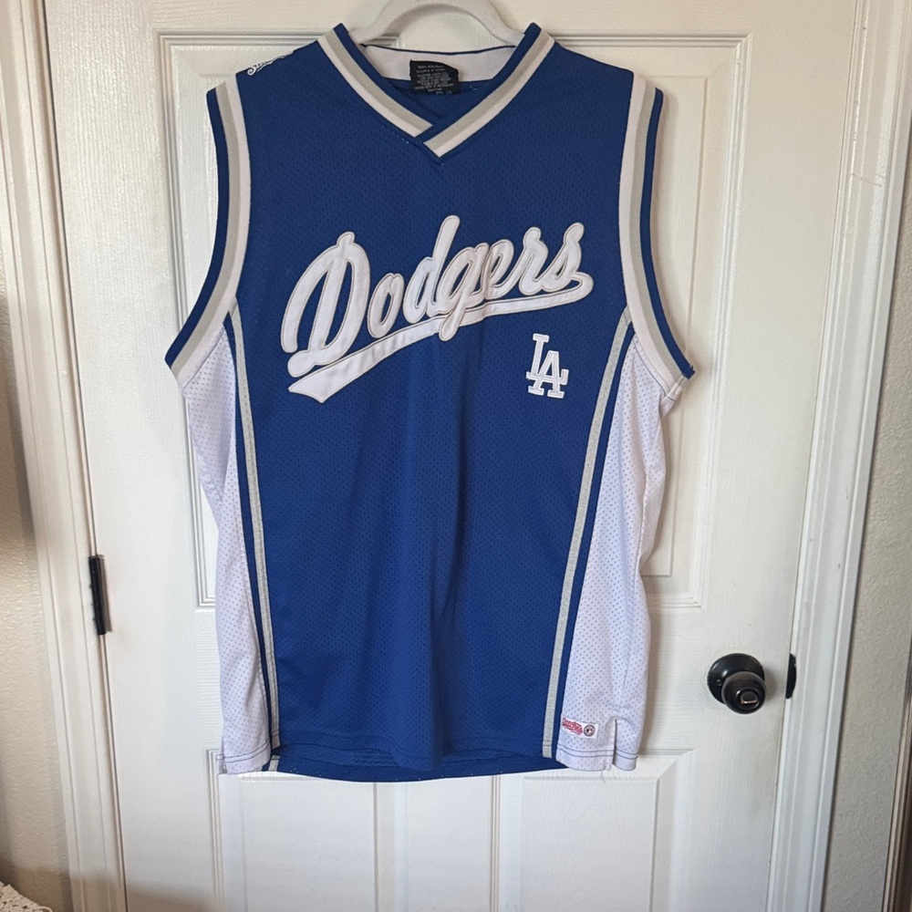Blue and White Dodgers Jersey